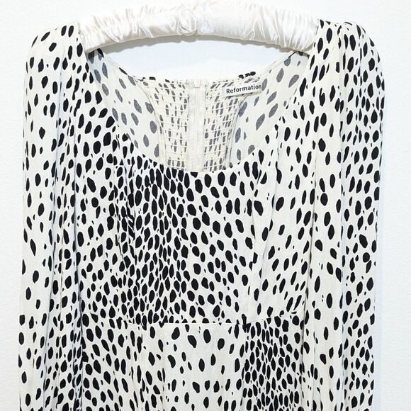 Reformation Alessi Cheetah Print Midi Dress - Picture 6 of 14